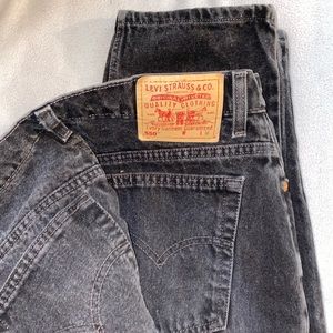 Vintage Black Levi Mom Jeans